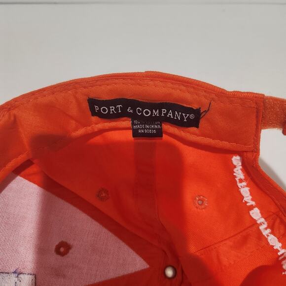 Dayton Dutch Lions Soccer Team Graphic Orange Baseball Hat One Size - Picture 6 of 6